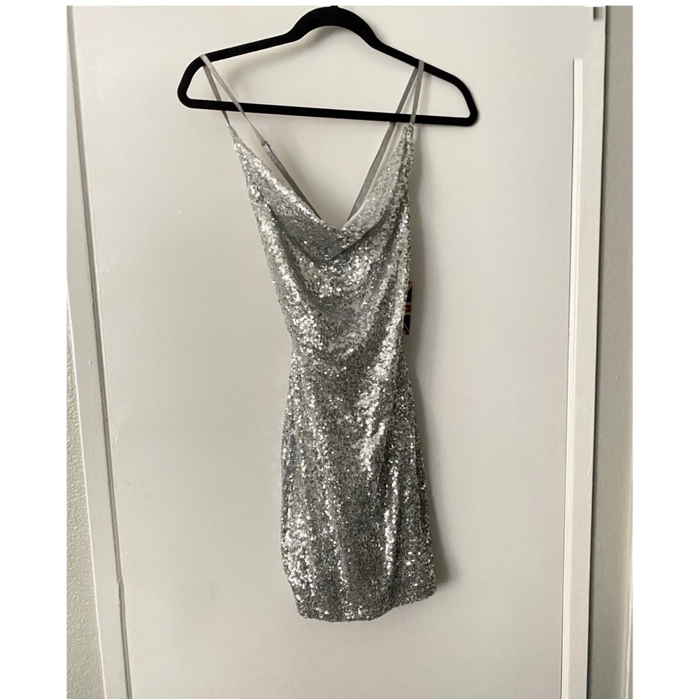 Sequence mini dress